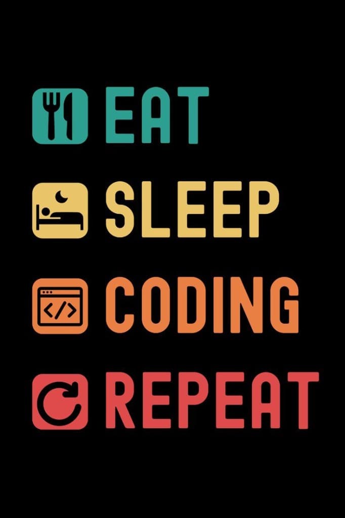 Eat Sleep Coding Repeat — Design