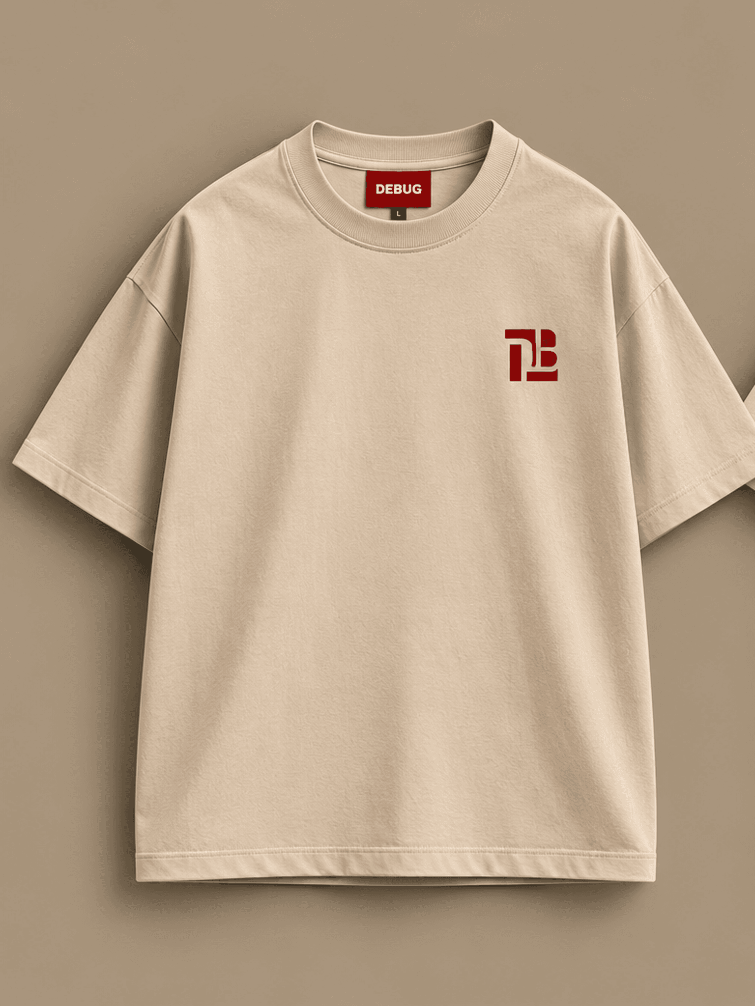 DEBUG BUILD YOUR OWN CHARACTER T-Shirt — Beige